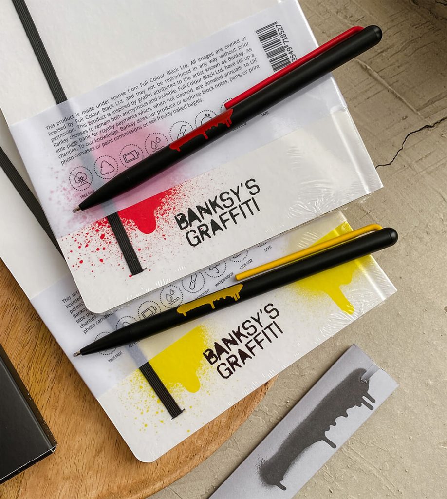 Набір Pininfarina Banksy ручка + блокнот