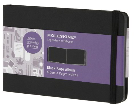 Альбом с черными листами Moleskine Black Page Album (средний)