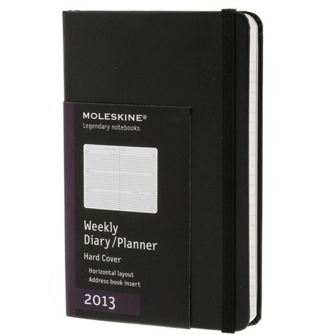 Горизонтальный еженедельник Moleskine на 2013