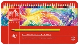Набір акварельних олівців Caran d'Ache Supracolor (40 кольорів)