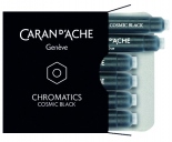 Набір чорнильних картриджів Caran d'Ache Chromatics (6 штук, чорні)