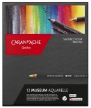 Набір акварельних олівців Caran d'Ache Museum Aquarelle (12 кольорів)