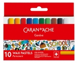 Набір воскової пастелі Caran d'Ache School Line (10 кольорів)