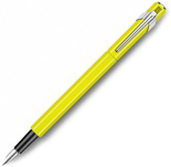 Чорнильна ручка Caran d'Ache 849 Metal EF (жовта) + бокс