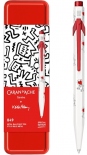 Ручка Caran d'Ache 849 Keith Haring + бокс (біла)