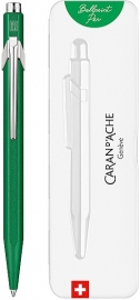 Купить Ручка Caran d'Ache 849 Colormat-X (зеленая) + бокс в интернет магазине в Киеве: цены, доставка - интернет магазин Д.Магазин