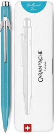Купить Ручка Caran d'Ache 849 Colormat-X (бирюзовая) + бокс в интернет магазине в Киеве: цены, доставка - интернет магазин Д.Магазин