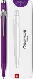 Купить Ручка Caran d'Ache 849 Colormat-X (фиолетовая) + бокс в интернет магазине в Киеве: цены, доставка - интернет магазин Д.Магазин