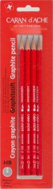Купить Набор карандашей Caran d'Ache Grafik Edelweis Red (4 штуки) в интернет магазине в Киеве: цены, доставка - интернет магазин Д.Магазин