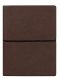 Блокнот Ciak Classic в крапку (середній, коричневий)