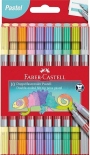 Набір двосторінніх фломастерів Faber-Castell Fibre-tip Pastel (10 кольорів)