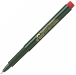 Лінер Faber-Castell Fine Pen (червоний)