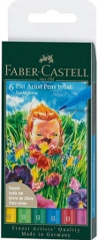 Купить Набор брашпенов Faber-Castell 6 PITT artist pens Springtime (6 цветов) в интернет магазине в Киеве: цены, доставка - интернет магазин Д.Магазин