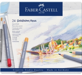 Купить Акварельные карандаши Faber-Castell Goldfaber (24 цвета) в интернет магазине в Киеве: цены, доставка - интернет магазин Д.Магазин