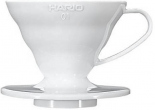 Пуровер Hario V60 01 (пластиковый, белый)
