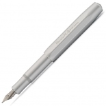 Чорнильна ручка Kaweco Al Sport Silver (алюміній, срібляста, перо EF)