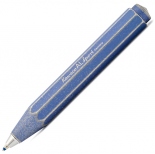 Шариковая ручка Kaweco Al Sport Stonewashed (алюминий, винтажная, синяя)