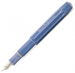 Перьевая ручка Kaweco Al Sport Stonewashed (алюминий, винтажная, синяя, перо EF)