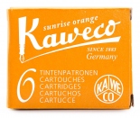Набір картриджів для чорнильних ручок Kaweco (помаранчевого кольору, 6 шт.)