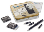 Большой каллиграфический набор Kaweco Sport Calligraphy set (чёрный, 4 предмета, 2 упаковки картриджей)