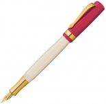 Чорнильна ручка Kaweco Student 30's Blues (червоно-кремова, перо EF)