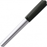 Чорнильна ручка Lamy Nexx Black (матовий хром, перо А, чорний ковпачок)