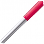 Чорнильна ручка Lamy Nexx Crimson (матовий хром, перо А, червоний ковпачок)