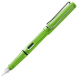 Чорнильна ручка Lamy Safari (зелена, перо F)