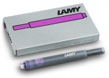 Набір чорнильних картриджів Lamy T10 (фіолетовий, 5 штук)