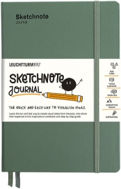 Купить Блокнот Leuchtturm1917 Sketchnote Journal (оливковый) в интернет магазине в Киеве: цены, доставка - интернет магазин Д.Магазин