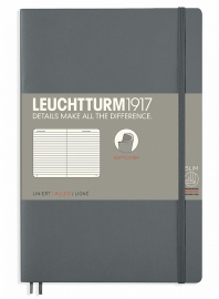 Купить Блокнот Leuchtturm1917 Paperback в линию (B6+, антрацит, мягкая обложка) в интернет магазине в Киеве: цены, доставка - интернет магазин Д.Магазин