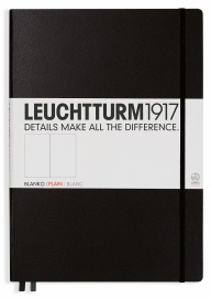 Купити Блокнот Leuchtturm1917 Master Classic нелінований (великий, чорний) в інтернет-магазині в Києві: ціни, доставка - інтернет-магазин Д.Магазин