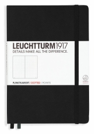 Купить Блокнот Leuchtturm1917 в точку (средний, чёрный)   в интернет магазине в Киеве: цены, доставка - интернет магазин Д.Магазин