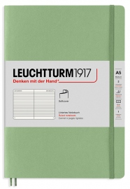 Купить Блокнот Leuchtturm1917 в линию (средний, светло-зелёный, мягкая обложка) в интернет магазине в Киеве: цены, доставка - интернет магазин Д.Магазин