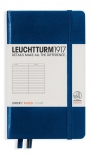 Блокнот Leuchtturm1917 в лінію (кишеньковий, темно-синій)