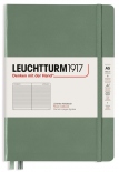 Блокнот Leuchtturm1917 Smooth Colours Olive в лінію (середній, оливковий)