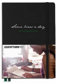 Купить Дневник Leuchtturm1917 Memory Book «Some Lines A Day» на 5 лет (чёрный) в интернет магазине в Киеве: цены, доставка - интернет магазин Д.Магазин