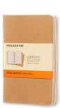Набір зошитів Moleskine Cahier в лінію (кишеньковий, беж)