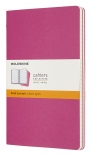 Набір зошитів Moleskine Cahier в лінію (середній, кінетичний рожевий)