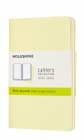 Набір зошитів Moleskine Cahier нелінований (кишеньковий, ніжний жовтий)