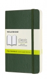 Блокнот Moleskine Classic нелінований (кишеньковий, миртовий зелений, гнучка обкладинка)
