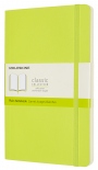 Блокнот Moleskine Classic нелінований (середній, лимонний зелений, гнучка обкладинка)