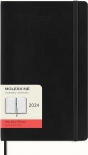 Щоденник Moleskine 2024 (середній, чорний, м'яка обкладинка)