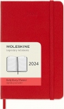 Щоденник Moleskine 2024 (кишеньковий, червоний)