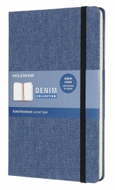 Купить Блокнот Moleskine Denim Antwerp Blue (средний формат, в линию) в интернет магазине в Киеве: цены, доставка - интернет магазин Д.Магазин