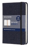 Блокнот Moleskine Denim Prussian Blue (кишеньковий формат, в лінію)