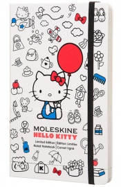 Купить Блокнот Moleskine Hello Kitty (белый, средний, в линию) в интернет магазине в Киеве: цены, доставка - интернет магазин Д.Магазин