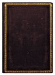 Блокнот Paperblanks Стара шкіра Flexis (середній, в лінію, чорний марокканський, 176 сторінок)