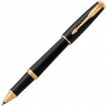Ролерна ручка Parker IM Black GT New (чорний/золото)