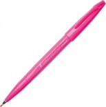 Ручка з гнучким наконечником Pentel Brush Sign Pen Tip (рожева)